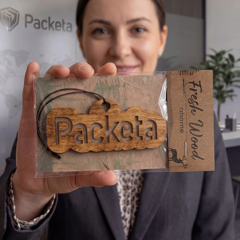 Drevená vôňa Packeta v maloobchodnom balení Fresh Wood